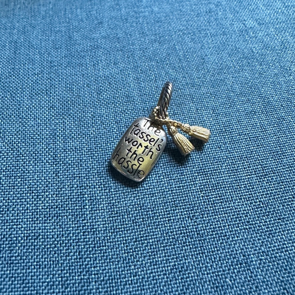 Brighton Graduation Charm with Tassels